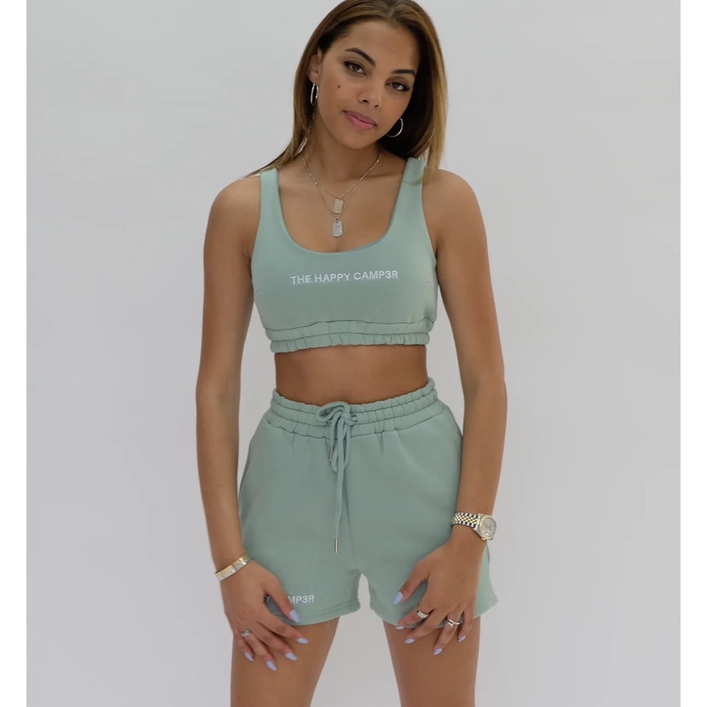 The Happy Camp3r / Cloud Shorts / Sage / Size Small